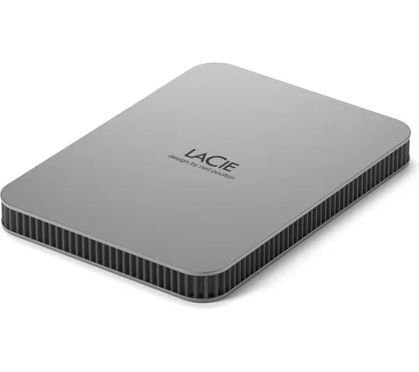 LACIE Mobile Drive V2 Portable Hard Drive - 2 TB, Silver