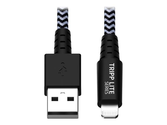 Tripp Lite - Eaton Tripp Lite Series Heavy-Duty USB-A to Lightning Sync/Charge Cable, MFi Certified - M/M, USB 2.0, 6 ft. (1.83 m) - Lightning cable - Lightning / USB - 1.8 m