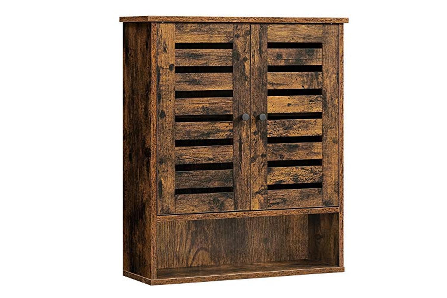 Vasagle Wall Cabinet | Bathroom Storage | Wood Effect