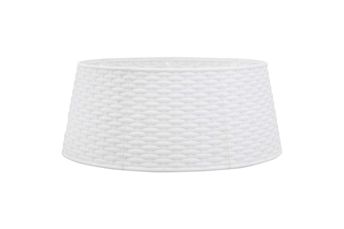 Vidaxl Christmas Tree Skirt White 56x23 Cm Plastic