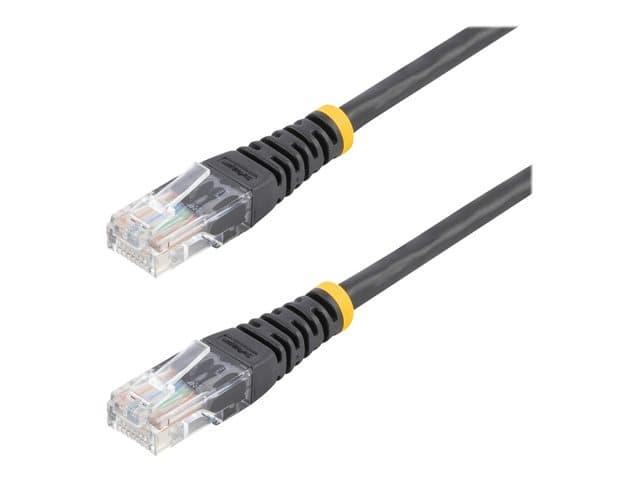 STARTECH.COM - Startech 15m Black Cat5e / Cat 5 Molded Patch Cable - patch cable - 15 m - black