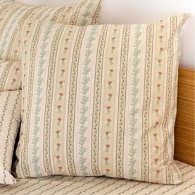 Rose Floral Large Cushion Cream