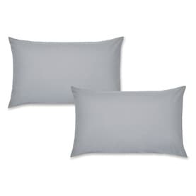 Easy Iron Standard Pillowcase Grey