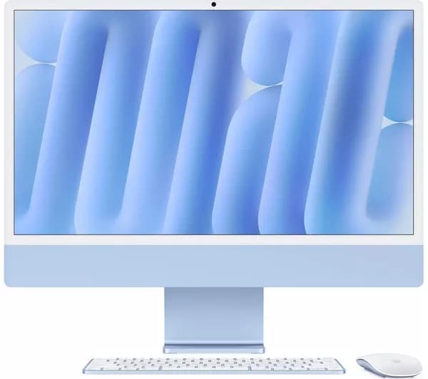 APPLE iMac 4.5K 24" (2024) - M4, 256 GB SSD, 10 CPU / 10 GPU, Blue