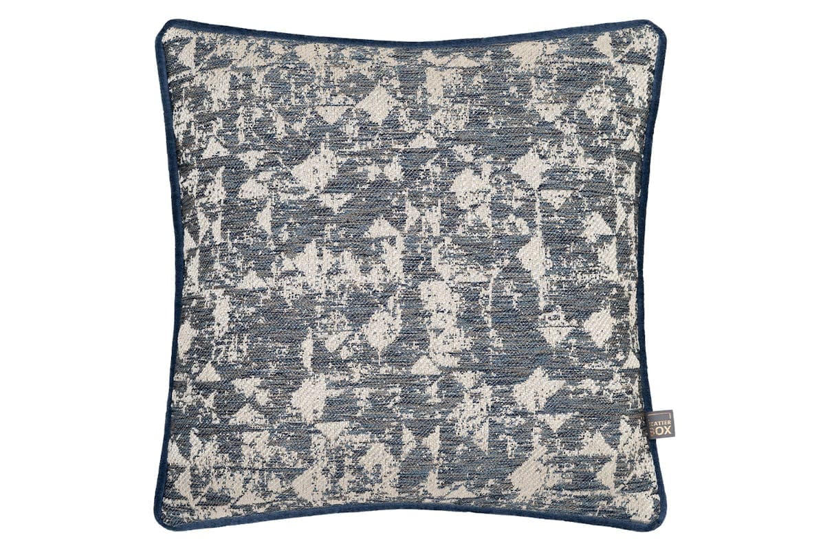 Joni Cushion | Blue/Silver | 43 x 43 cm