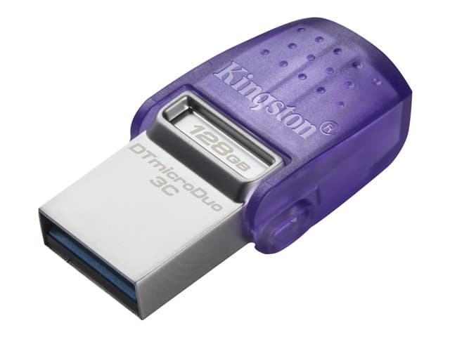 KINGSTON - DataTraveler microDuo 3C - USB flash drive - 128 GB