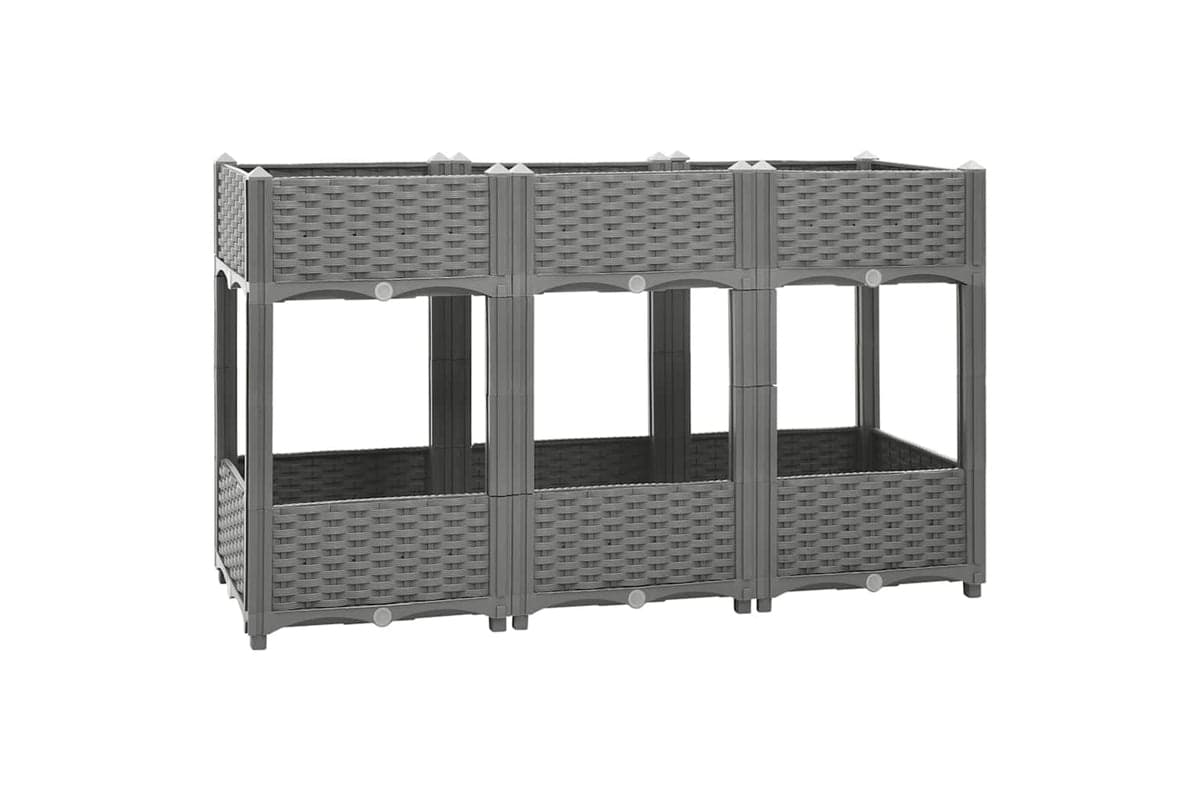 vidaXL 153299 Raised Bed 120x40x71cm Polypropylene