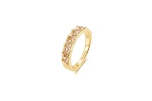 Rosato Rzvt32c - Exquisite Vittoria Yellow Gold Ring By Rosato