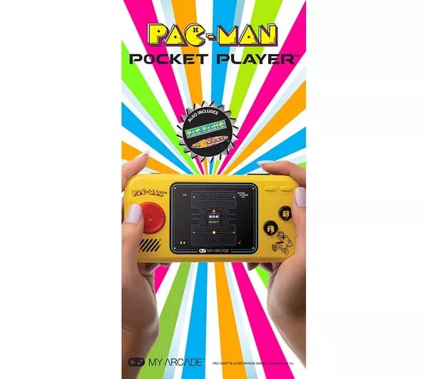 MY ARCADE Pac-Man Pocket Player Pro Portable Video Game System