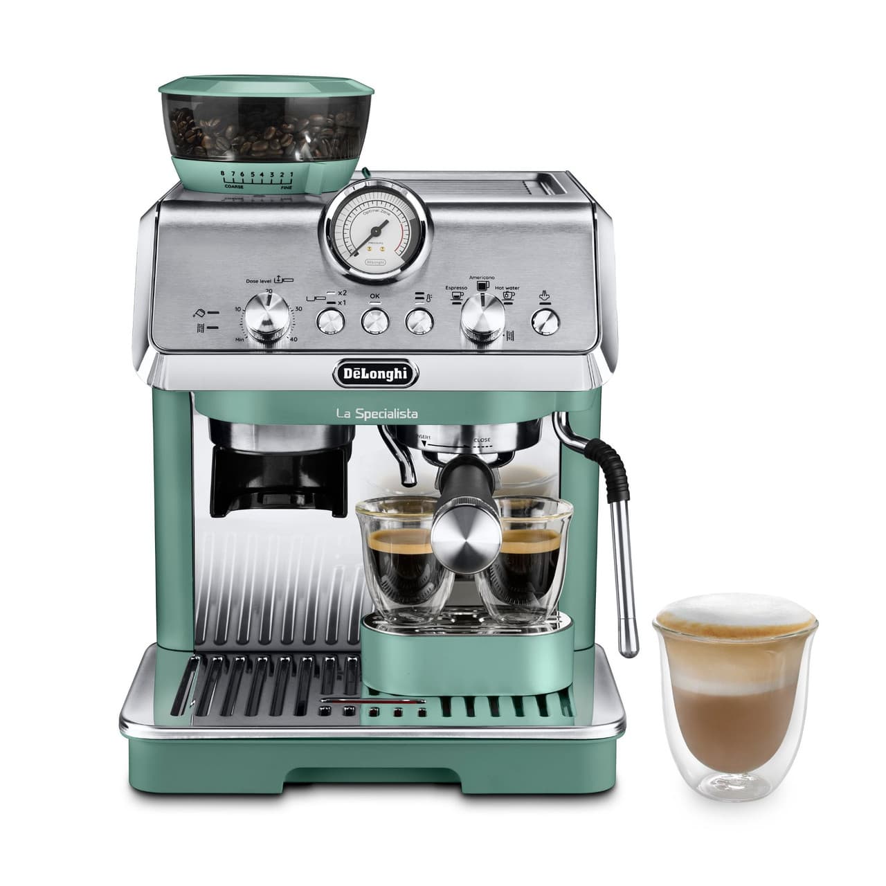 De'Longhi, EC9155.GR, La Specialista Arte Bean-to-Cup Coffee Machine, Green