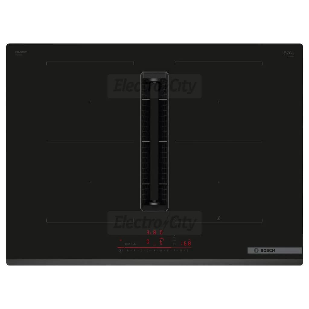 Bosch Series 6 4 Zone 71cm Vented Induction Hob | Black