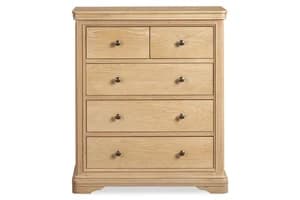 Montreal Chest Of Drawer | 5 Drawer | Natural