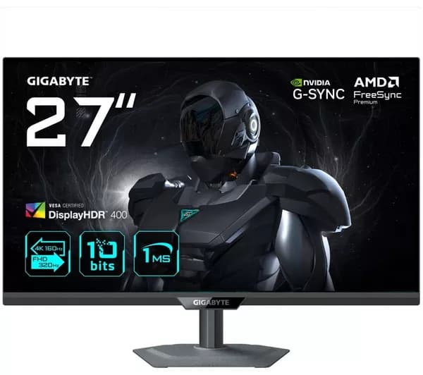 GIGABYTE G27U 4K Ultra HD 27" IPS Gaming Monitor - Black