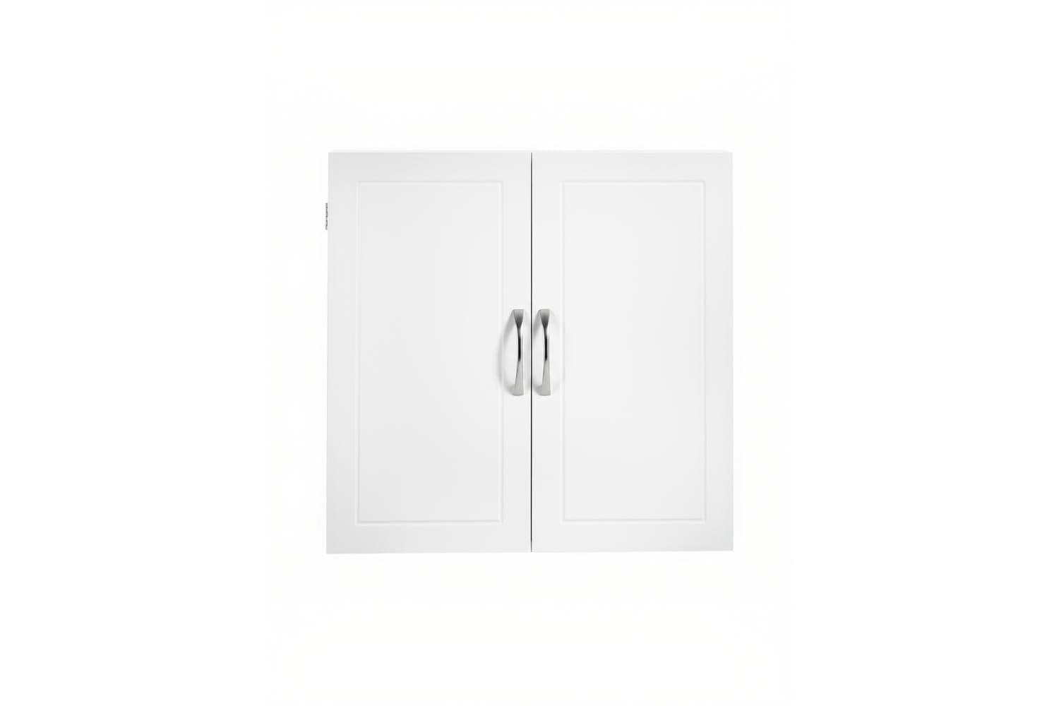 Wall Storage Cabinet With Adjustable Shelves | Bathroom Storage Cabinet | Mdf | White