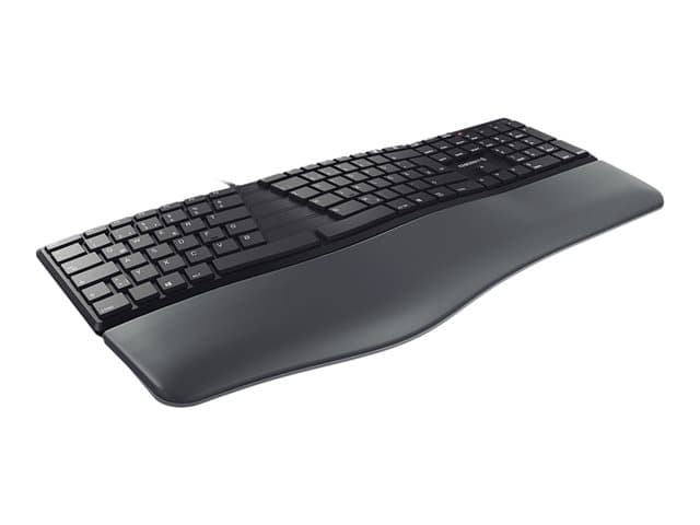 Cherry - KC 4500 ERGO - keyboard - QWERTZ - German - black Input Device