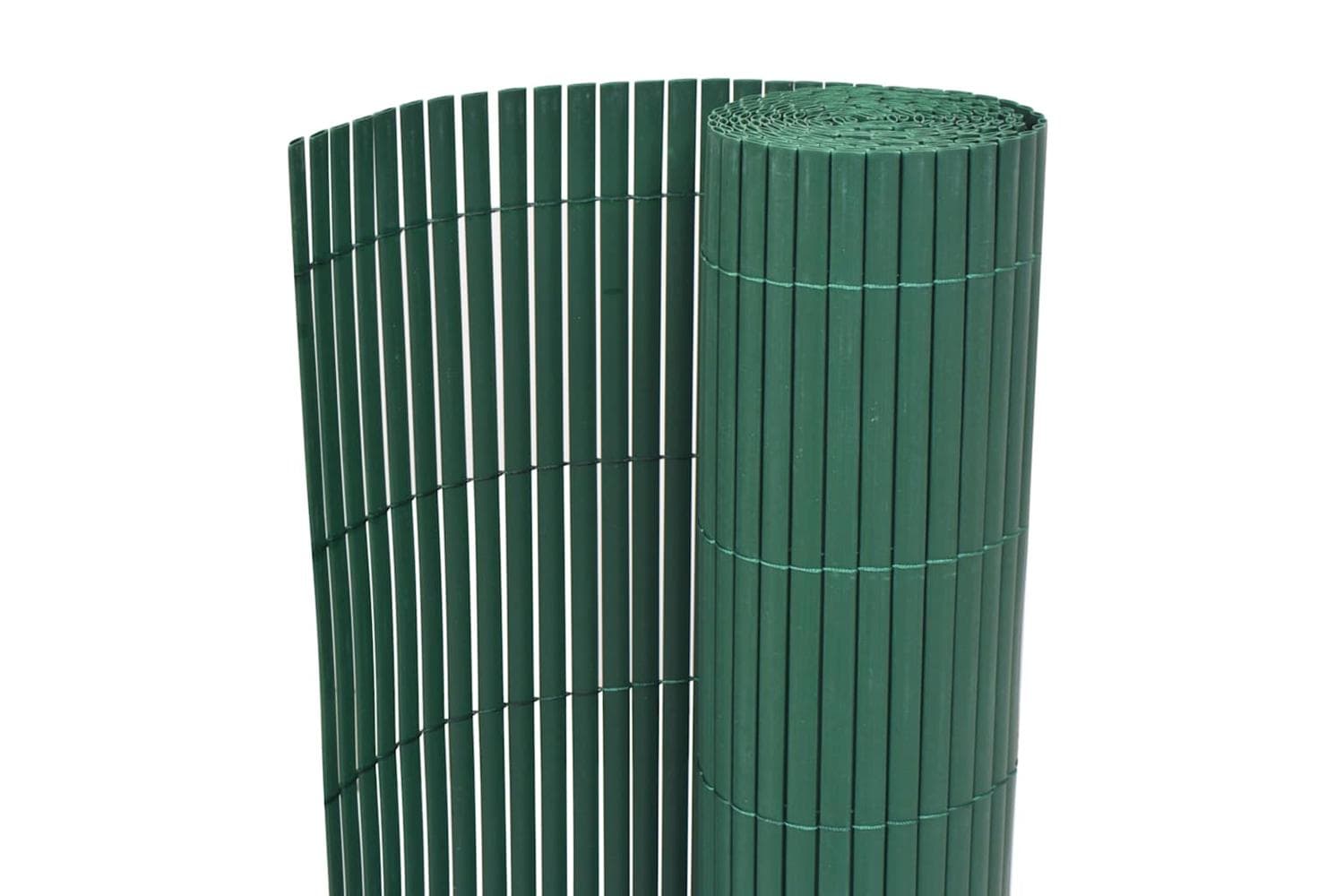 vidaXL 43628 Double-sided Garden Fence Pvc 90x500cm Green