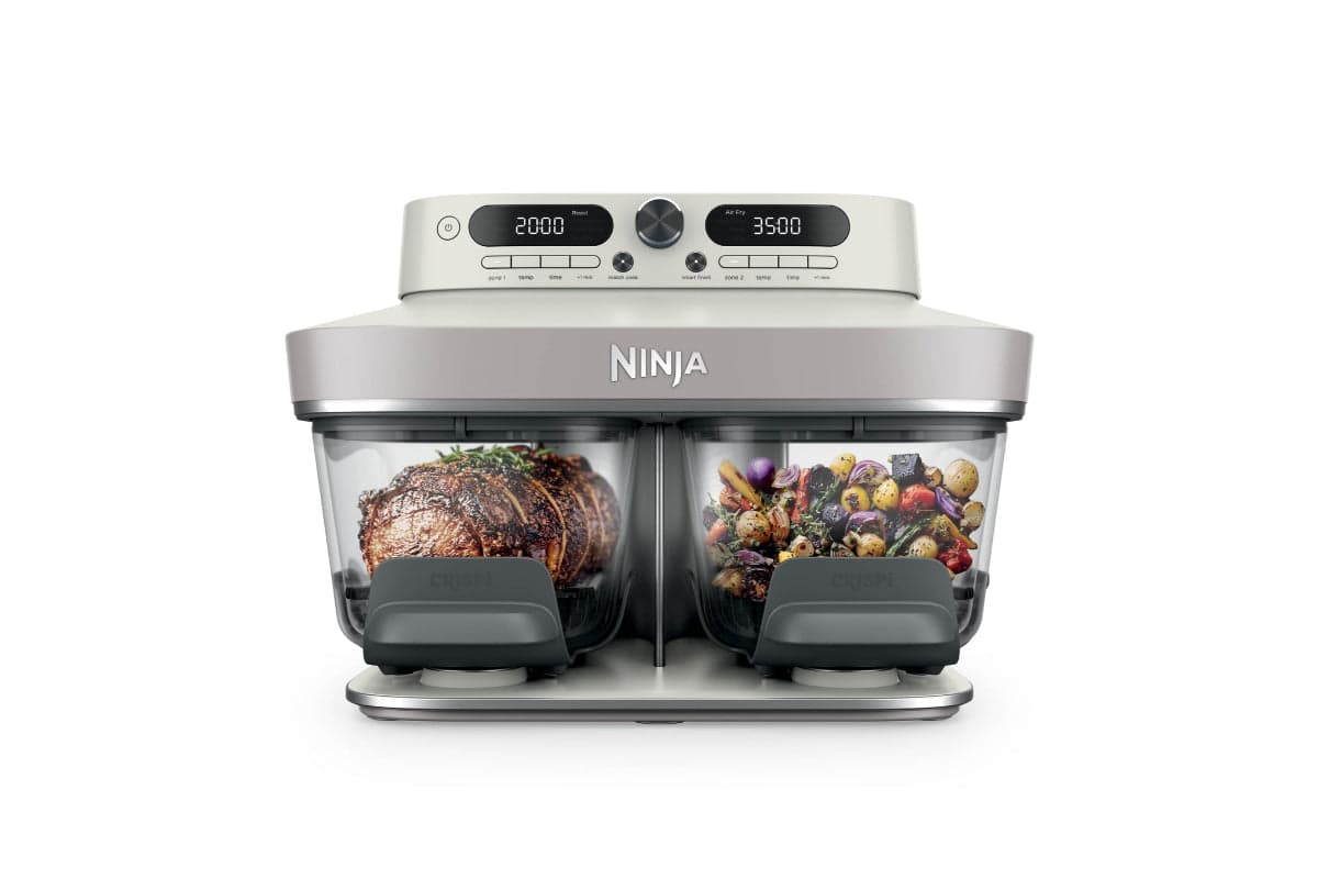 Ninja 7.6L 8-in-1 Dual Zone Air Fryer | DD102UKIV2 | Bone