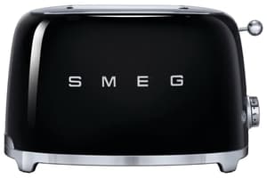 Smeg 50's Retro Style Aesthetic 2 Slice Toaster | TSF01BLUK | Black
