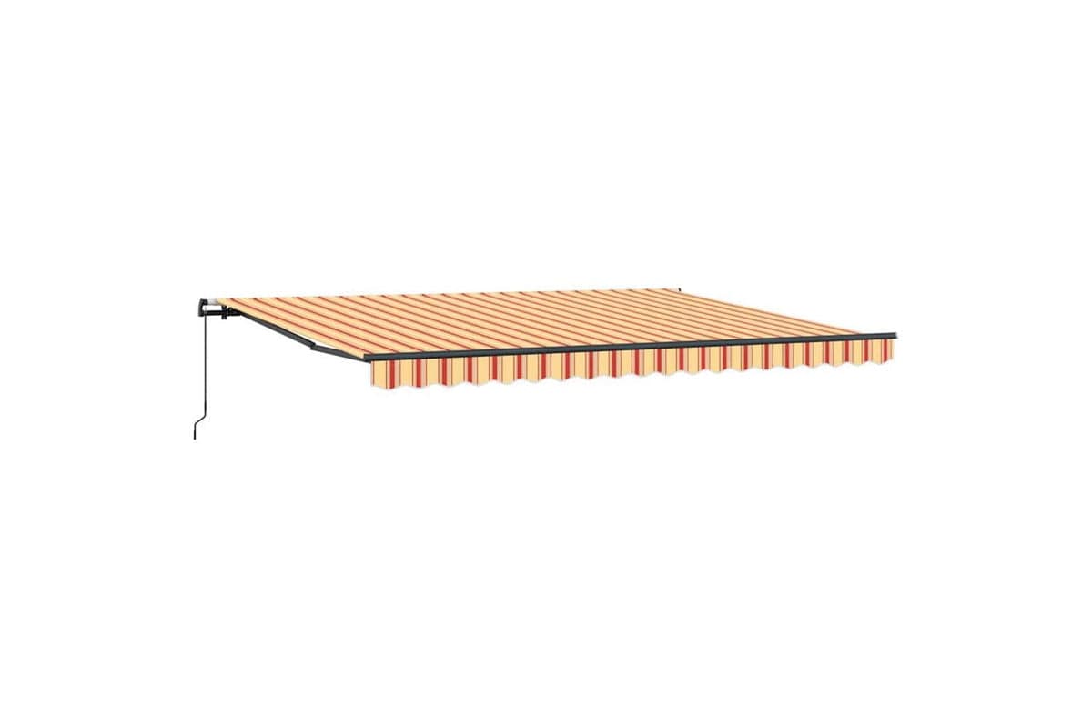 Vidaxl Awning Yellow And Orange Yellow And Orange 450 X 350 Cm Fabric
