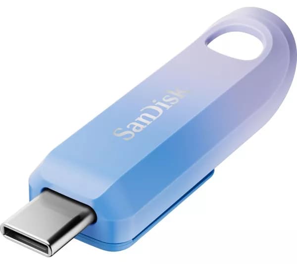 SANDISK Creator USB Type-C Memory Stick - 512 GB, Lilac Blue Ombre