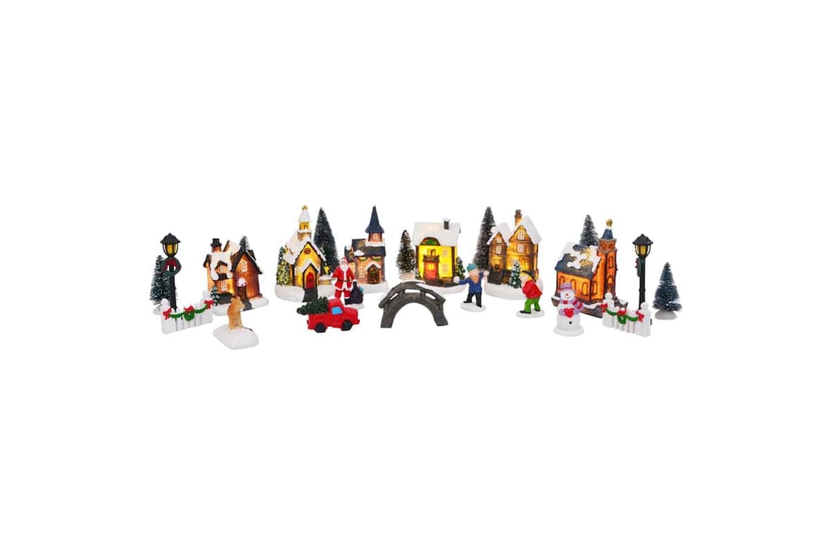 Vidaxl Christmas Tabletop Decor Multicolour Resin