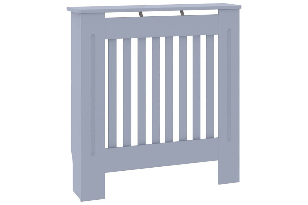 vidaXL Mdf Radiator Cover Grey 78cm