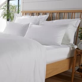 600 Thread Count Fitted White