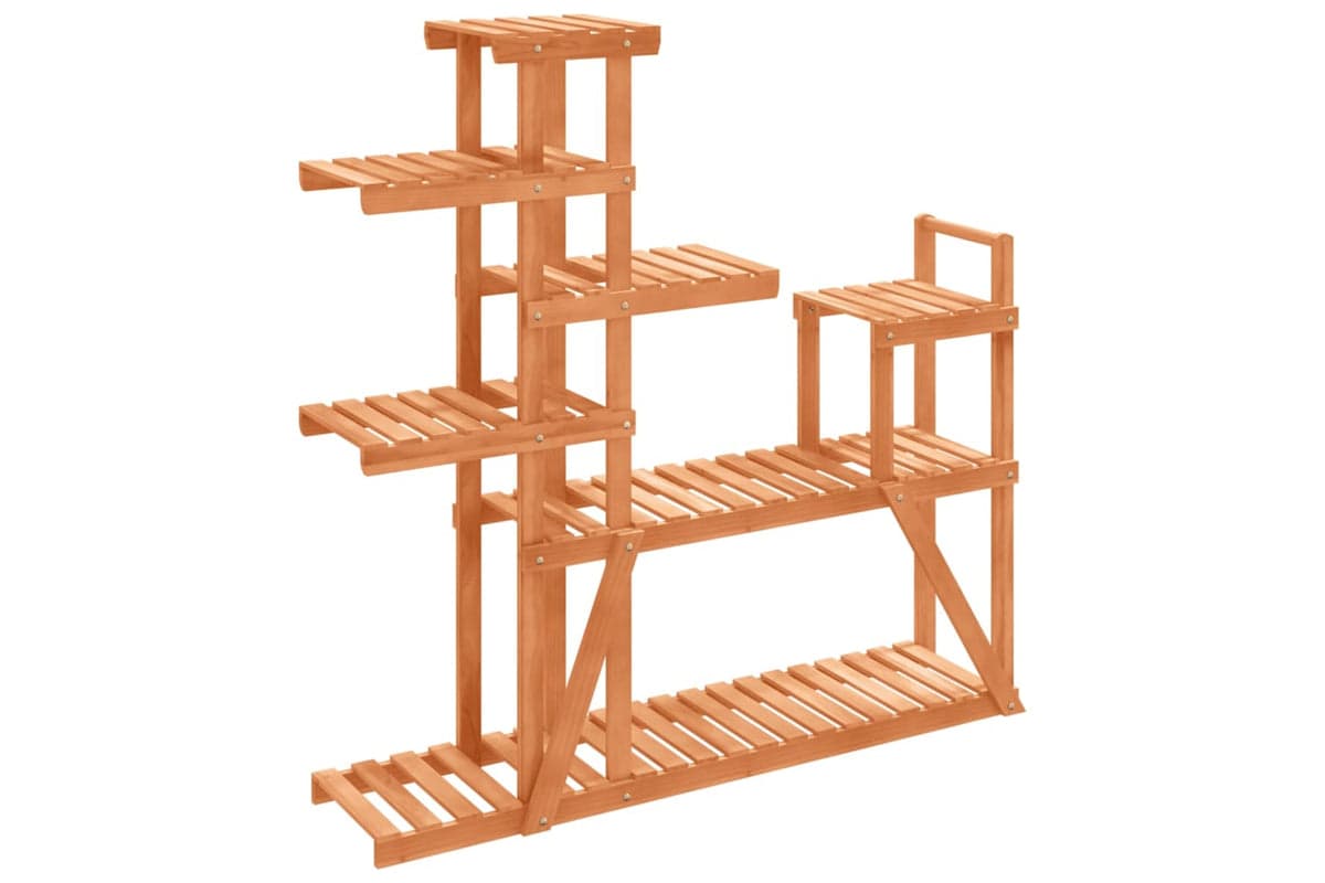 vidaXL 362868 Flower Stand 110x25x111cm Solid Wood Fir