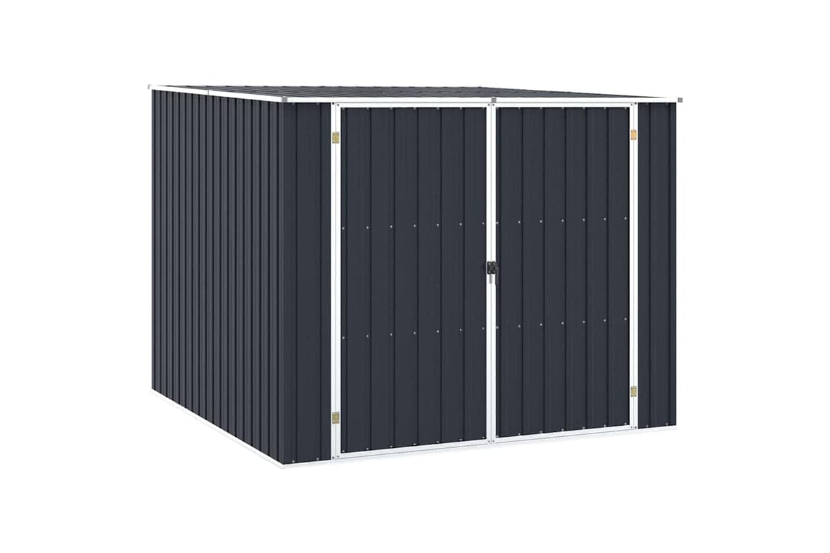 vidaXL 46255 Garden Shed Anthracite 195x198x159cm Galvanised Steel