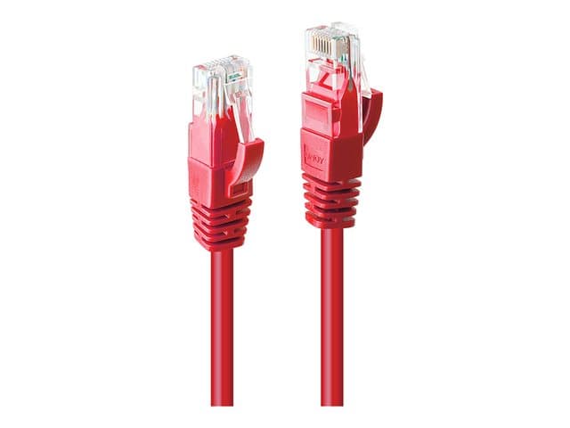 Lindy - patch cable - red