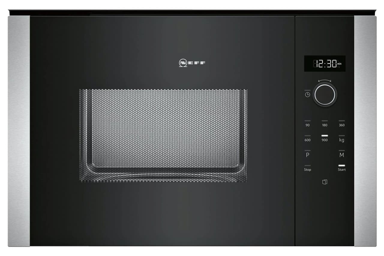 Neff HLAWD53N0B 25L 900W Built In Microwave – Black