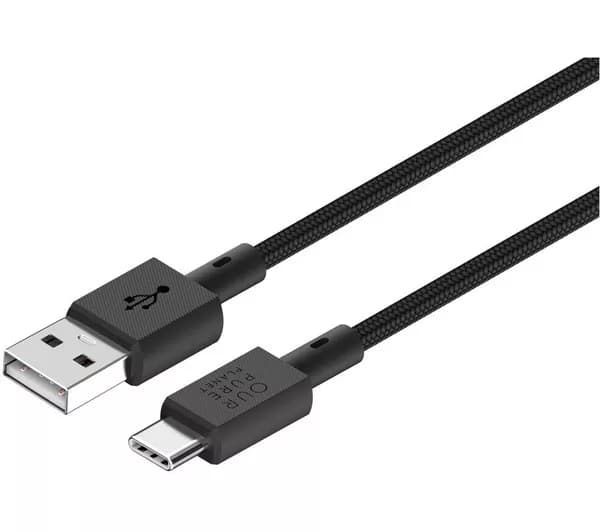 OUR PURE PLANET OPP029 USB-A to USB-C Braided Cable - 2 m