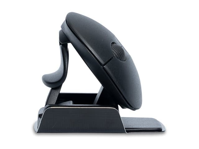 R-GO - Ambidextrous Ergonomic mouse Twister - vertical mouse - Bluetooth 5.0, USB-C - black