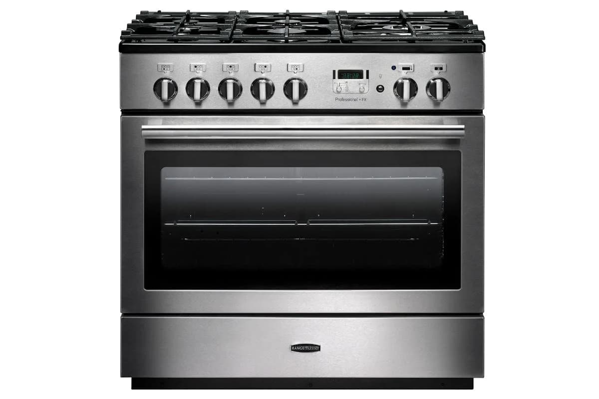Rangemaster Pro Plus FXP 90cm Dual Fuel Range Cooker | PROP90FXPDFFSSC | Stainless Steel