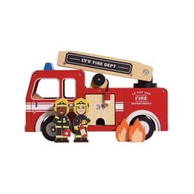 Fire Engine with Firefighters Playset