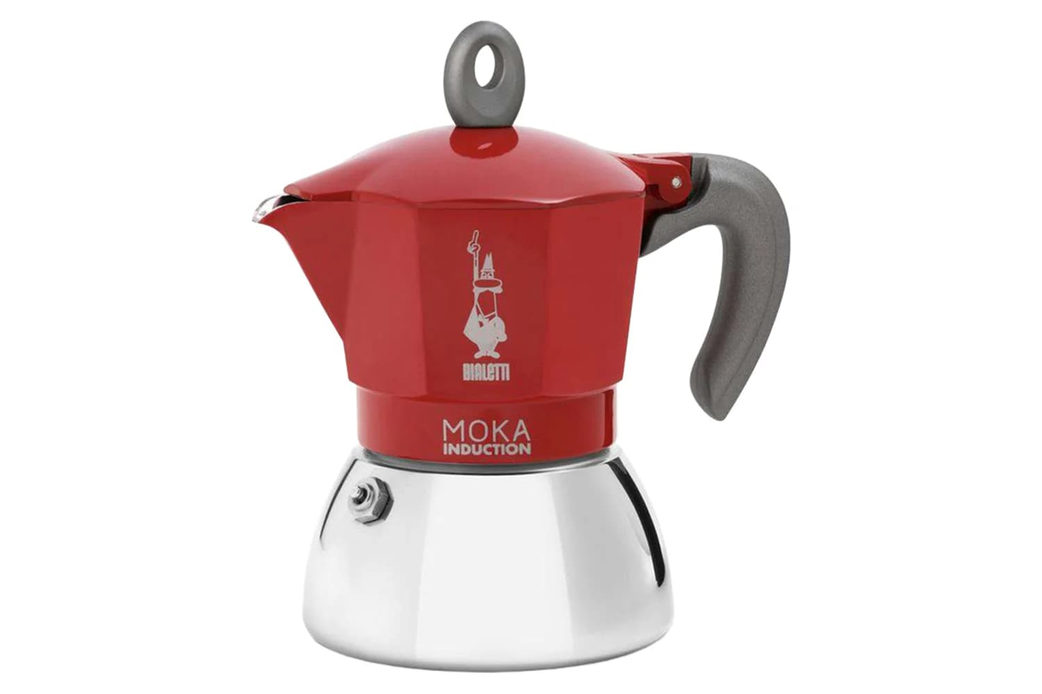 Bialetti | Moka Induction Italian Moka Pot | 2 Cup | Red