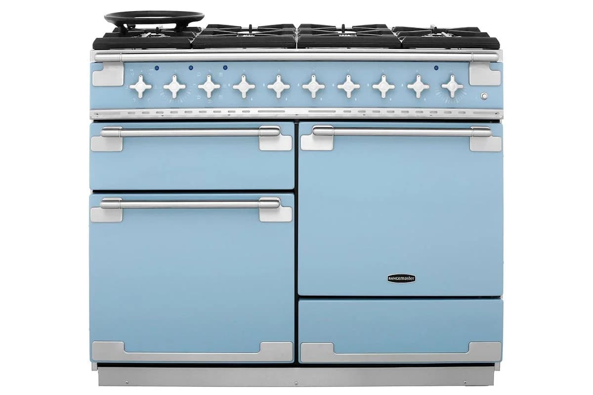 Rangemaster Elise 110cm Dual Fuel Range Cooker | ELS110DFFCA | Blue