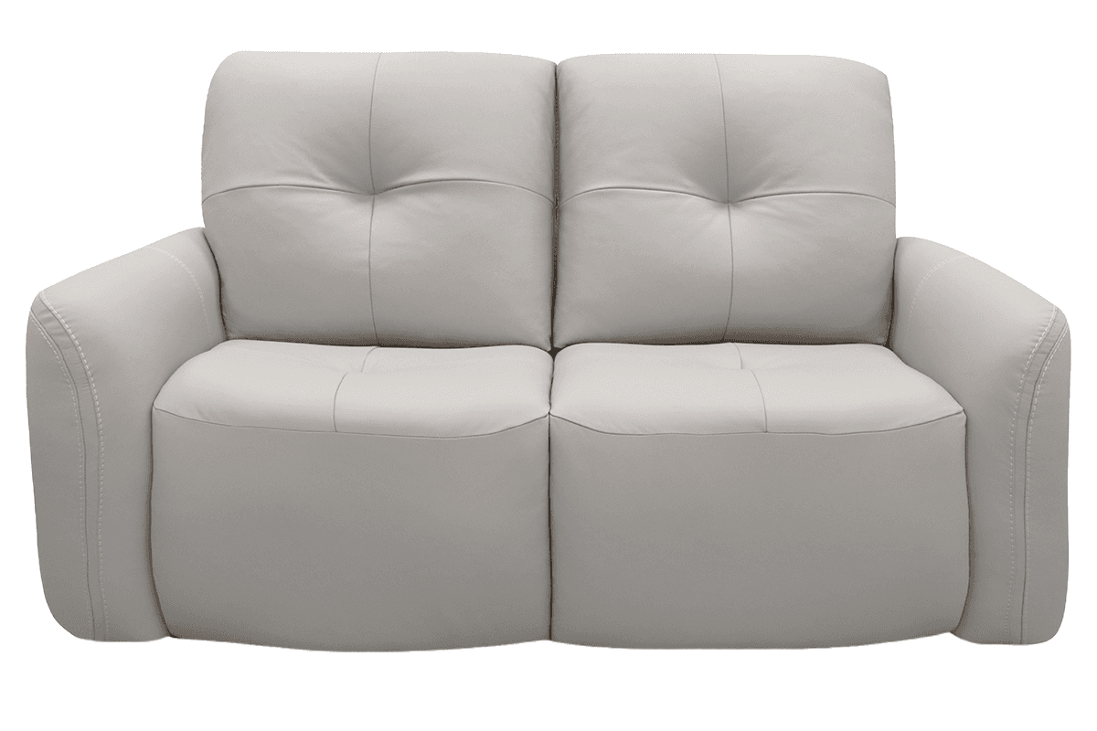 Poppy 2 Seater Sofa | Power Recliner | Leather | Beige