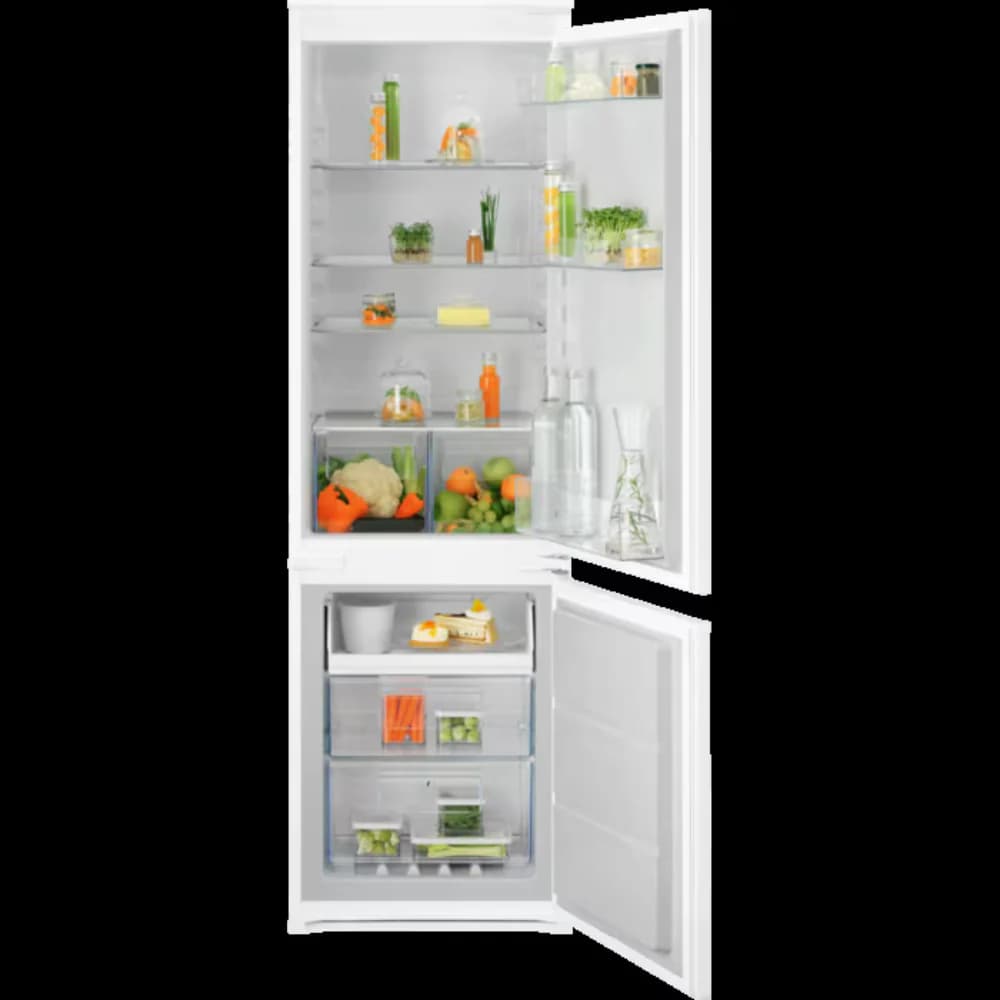 Electrolux 700 GreenZone 257L Frost Free Built-In Fridge Freezer - White | LNA7NE18S
