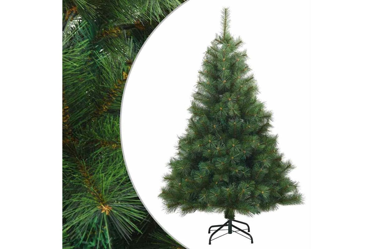 Vidaxl Artificial Hinged Christmas Tree Green 120 Cm Pvc Steel