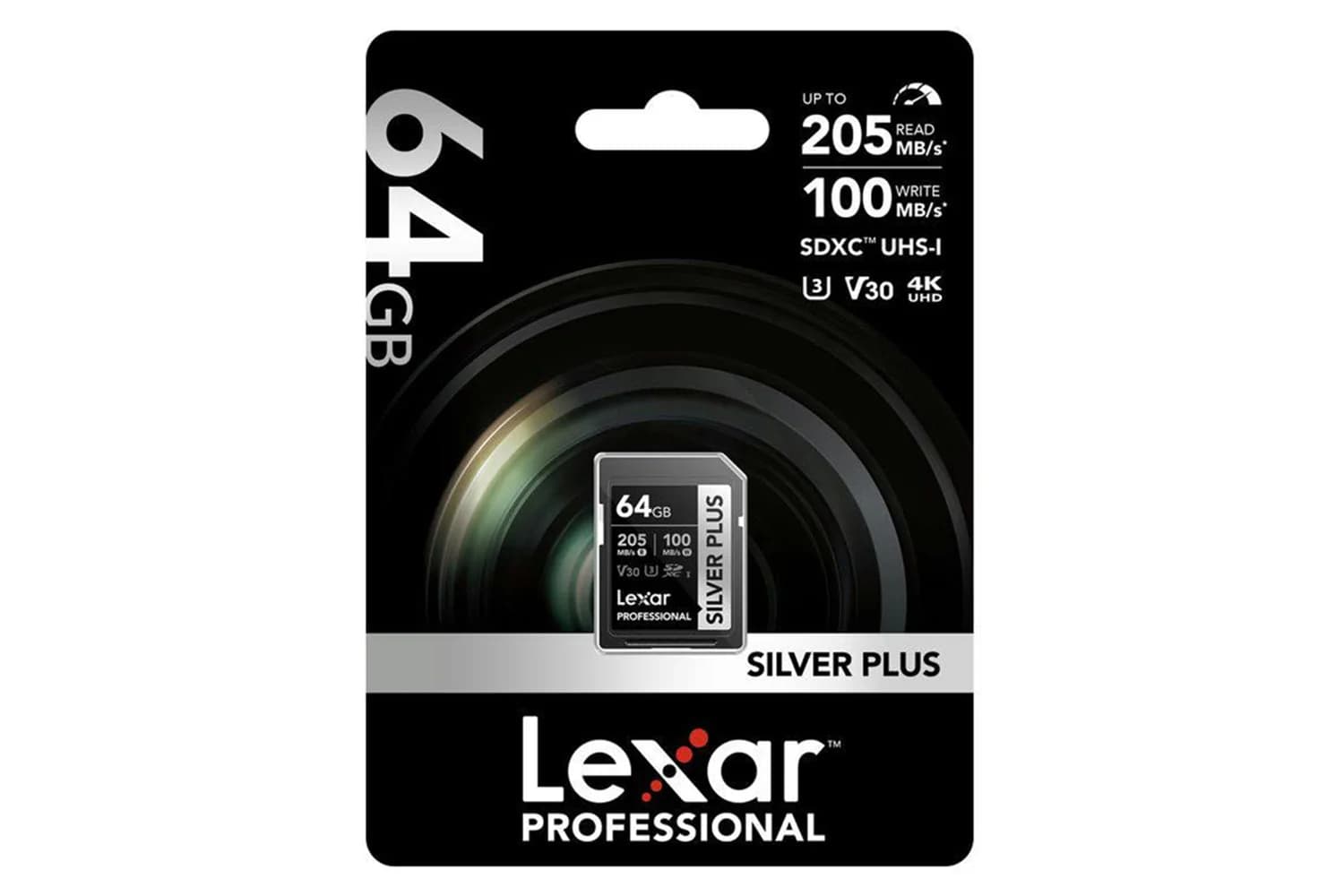 Lexar Professional Silver Plus SDXC UHS-I Memory Cards| 64GB