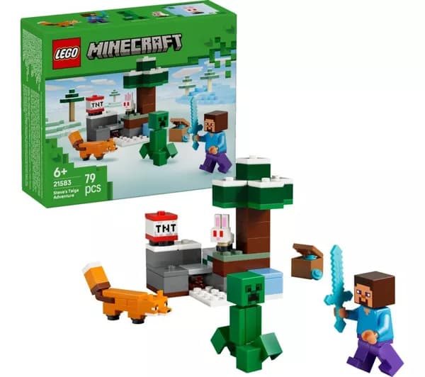 LEGO Minecraft 21583 Steve's Taiga Adventure