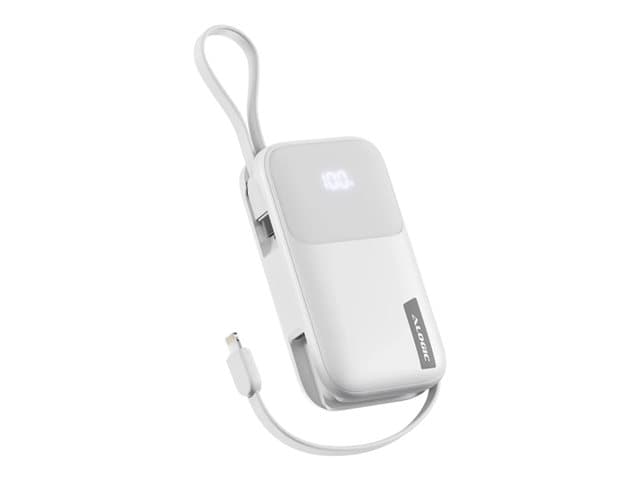 ALOGIC - Tandem power bank - with USB-C and lightning cables - 2 x USB-C, Lightning, USB - 22 Watt