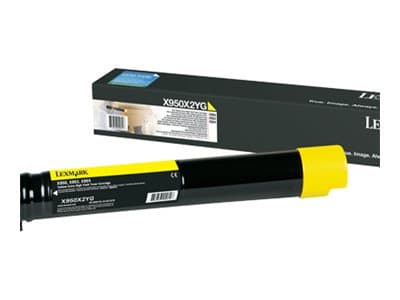 LEXMARK - High Yield - yellow - original - toner cartridge