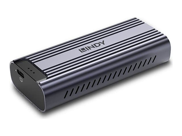 Lindy - storage enclosure - M.2 NVMe Card / PCIe 4.0 (NVMe) - USB4