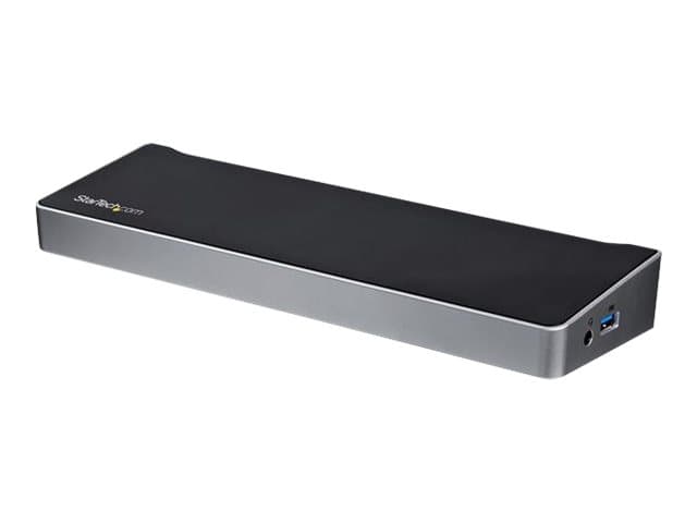 STARTECH.COM - Startech Triple Monitor USB 3.0 Laptop Docking Station - 4K HDMI, 2x DisplayPort - Universal USB Dock for Windows & Mac OS (10.14 & Above) (USB3DOCKH2DP) - docking station - USB - 1GbE