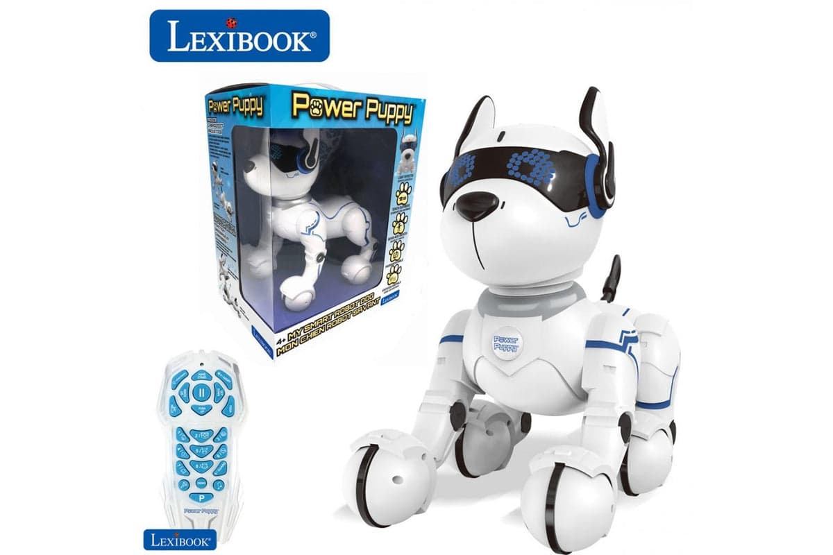 Lexibook DOG01_01 Power Puppy - My Programmable Smart Robot Dog