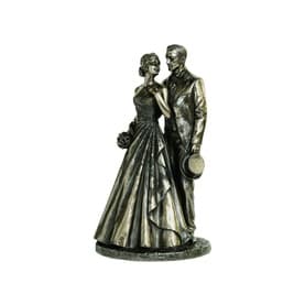 Just Married Bronze Ornament