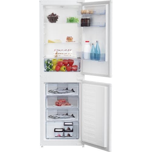 BEKO            163/91LITRE 177.5X54CM BUILT IN FROST FREE FRIDGE FREEZER