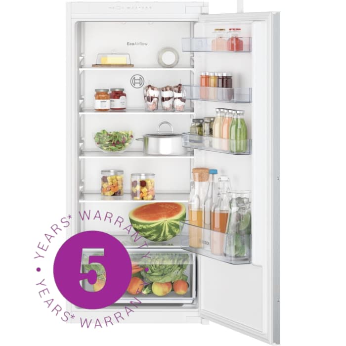Bosch Series 2 KIR41NSE0G, 122X54cm, Built-In Larder Fridge